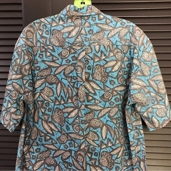 Vintage 80s Hawaii Reverse Print Aloha Shirt, Pullover Style, Size Large - Picture 10 of 13